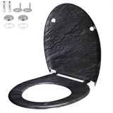 CASARIA WC Sitz Toilettendeckel Granit