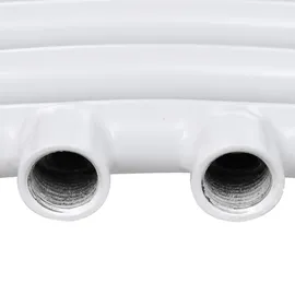 vidaXL Badheizkörper gebogen 480 x 480 mm weiß