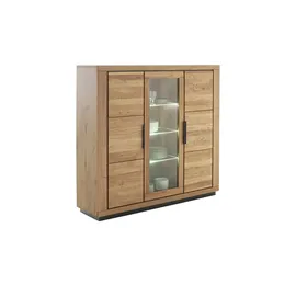 U N O Sports Highboard Grinda ¦ holzfarben ¦ Maße (cm): B: 153 H: 142 T: 40.0