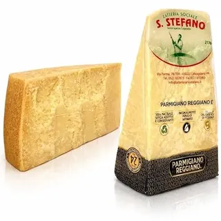 Latteria Soc. S. Stefano Parmigiano Reggiano DOP 24 Monate Parmesankäse 1 kg (1er Pack) - Weltbester Käse 2020! - Klassisch