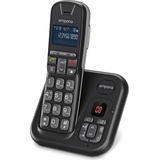 Emporia TH-21AB DECT Schnurloses Telefon analog Anrufbeantworter, Freisprechen, für Hörgeräte kom