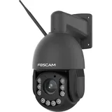 Foscam SD4H 4 MP Dualband WLAN PTZ Dome Überwachungskamera mit 18-fachem optischem Zoom, Personen- und Fahrzeugerkennung, automatischer Verfolgung (schwarz)