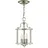 Elstead Lighting Pendelleuchte Deckenlampe Hängeleuchte Stahl Glas Nickel D 20 cm Esszimmerlampe