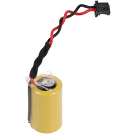 AccuCell Lithium Batterie passend für Toshiba ER3V mit schwarzem Stecker, unbedingt Stecker beachten, 3,6V 1000mAh