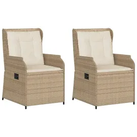 vidaXL Gartenbank 2 pcs 0 x 0 x 0 cm Beige