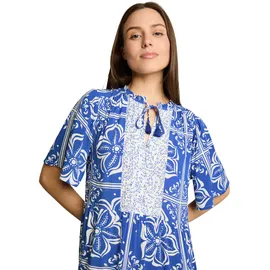 Tom Tailor Maxikleid Blau/Weiß 36