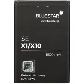 Bluestar Akku Ersatz kompatibel mit Sony Xperia X1 / X10 1600 mAh Austausch Batterie Accu BST-41