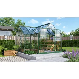 Vitavia Sirius Alu grün ESG 3 mm 13 m2 inkl. Fundament