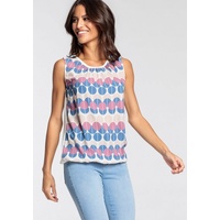 LAURA SCOTT Blusentop, mit modernen Print - NEUE KOLLEKTION, Gr. 38, hellblau, , 85227161-38