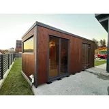 Gartensauna Sauna Haus Hütte Sauna Outdoor  Lamellia 6m Ruhe Raum ink Ofen