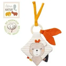 FEHN 052183 Stoffbuch Esel & Teddy NATUR 20 cm