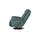 HIMOLLA Fernsehsessel 7418 Leder 81 x 111 x 95 cm Türkis/Petrol elektrisch mit Massagefunktion