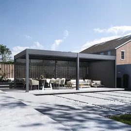 BellaVista Oasis 3,6 x 7,2 m Anthrazit