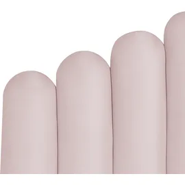 Beliani Bett mit Stauraum Samtstoff Vincennes 140 x 200 cm,