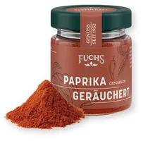 Fuchs Gewürze - Paprika geräuchert | Feingemahlenes Paprikapulver | 40 g