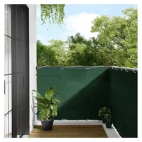 vidaXL Balkon-Sichtschutz Dunkelgrün 120x1000cm 100 % Polyester-Oxford