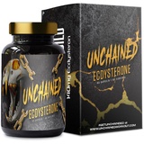 UNCHAINED® - Ecdysterone Kapseln hochdosiert / 140mg reines Beta Ecdysteron hochdosiert/Testosteron Booster Muskelaufbau / 60 vegane Ecdysteron Kapseln zur optimalen Unterstützung beim Bodybuilding