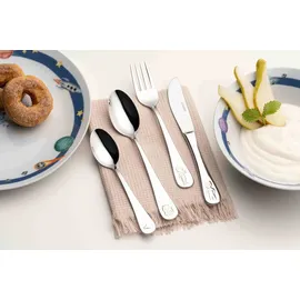 LEONARDO Kinderbesteck Bambini Avventura 4tlg. Edelstahl Silber