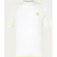 OAKLEY Coral Kurzarm-rashguard - white M