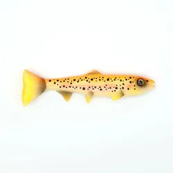 Gummiköder - Hostagevalley Troubletail Golden Trout - 18cm GELB|SCHWARZ NO SIZE