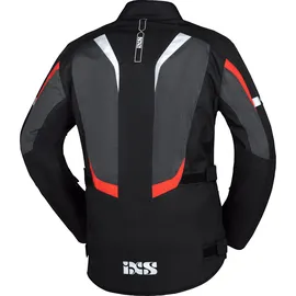 IXS Gerona-Air 1.0, Textiljacke Schwarz/Grau/Rot 3XL