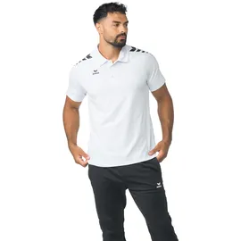 Erima CMPT 3 Wings Poloshirt Herren weiß/schwarz XS