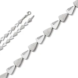Silberarmband ONE ELEMENT "Zirkonia Armband aus 925 Silber 17 cm", silber, Armbänder, Damen, 17, Damen Silber Schmuck