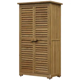 Outsunny Geräteschrank 0,47 x 0,87 m Natur