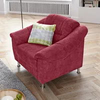 Sit&more Sessel »Salsa«, mit Federkern rot