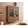 DeLife Vitrine Fevo 115 x 150 cm Braun