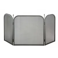 Hi Funkenschutzgitter Metall 53 x 96,5 cm grau