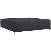 VidaXL Gartenmöbelabdeckung Schwarz 300 x 300 x 70 cm