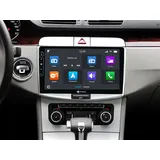 Dynavin D8-B6S Pro | Android Navigationssystem für VW Passat B6 10,1 Zoll Touchscreen, inklusive eingebautem DAB, Apple CarPlay und Android Auto Autoradio Navi