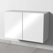 Sanipa 4balance Anbauschrank mit 2 Türen, Weiß-Glanz,