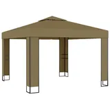 vidaXL Partezelt 3 x 3 m Taupe