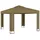 vidaXL Partezelt 3 x 3 m Taupe