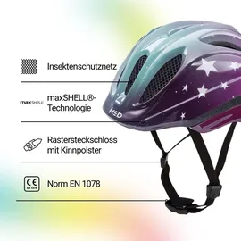 KED Meggy II Trend 49-53 cm Kinder stars/pink aqua glossy