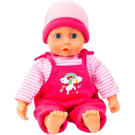 Bayer Puppenkleidung Latzhose/Kleid Rosa (Set, 4-tlg)