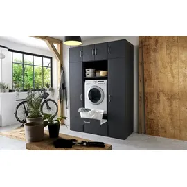 Möbel Boss Mehrzweckschrank 50 x 185 x 68 cm Grau