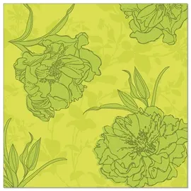 Papstar 50 Servietten "ROYAL Collection" 1/4-Falz 40 x 40 cm grün
