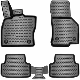 Elmasline 3D Gummimatten Set für Skoda Octavia 3 III | 2012-2020 | Extra hoher 5cm Rand