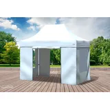 Faltpavillon Faltzelt Pavillon 3x2 Weiss Gartenzelt Klappzelt Wasserdicht