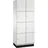 C+P Fächerschrank 8Fächer 80 x 52,5 x 195 cm Lichtgrau