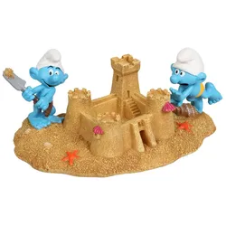 Aqua Della Schlümpfe bauen eine Sandburg - Figur