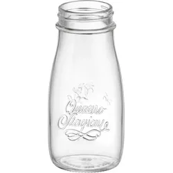 12x Bormioli Rocco Flasche / Glas „Quattro Stagioni“ ohne Deckel, 0,4 Liter