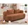 Home Affaire 3-Sitzer HOME AFFAIRE "LUSSAC 3-Sitzer Design-Sofa mit Zierkissen, Maße B/T/H: 202/123/78 cm", terra, B:202cm H:78cm T:122,5cm, 100% Polyester, Sofas, hoher Sitzkomfort und modernes Design, Sofa ohne Bettfunktion