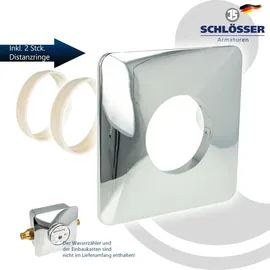 LE SANITAIRE Abdeckrosette 140x140 mm Verchromt