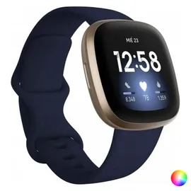 Fitbit Versa 3 nachtblau/aluminium softgold
