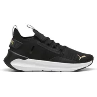 Puma Softride Symmetry Fuzion WN's Straßen-Laufschuh, Black Gold, 38