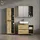 livinity Waschbeckenunterschrank 100 x 60 x 45,5 cm Braun